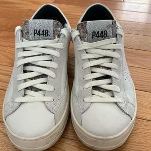 P448 ivory sneakers size 7